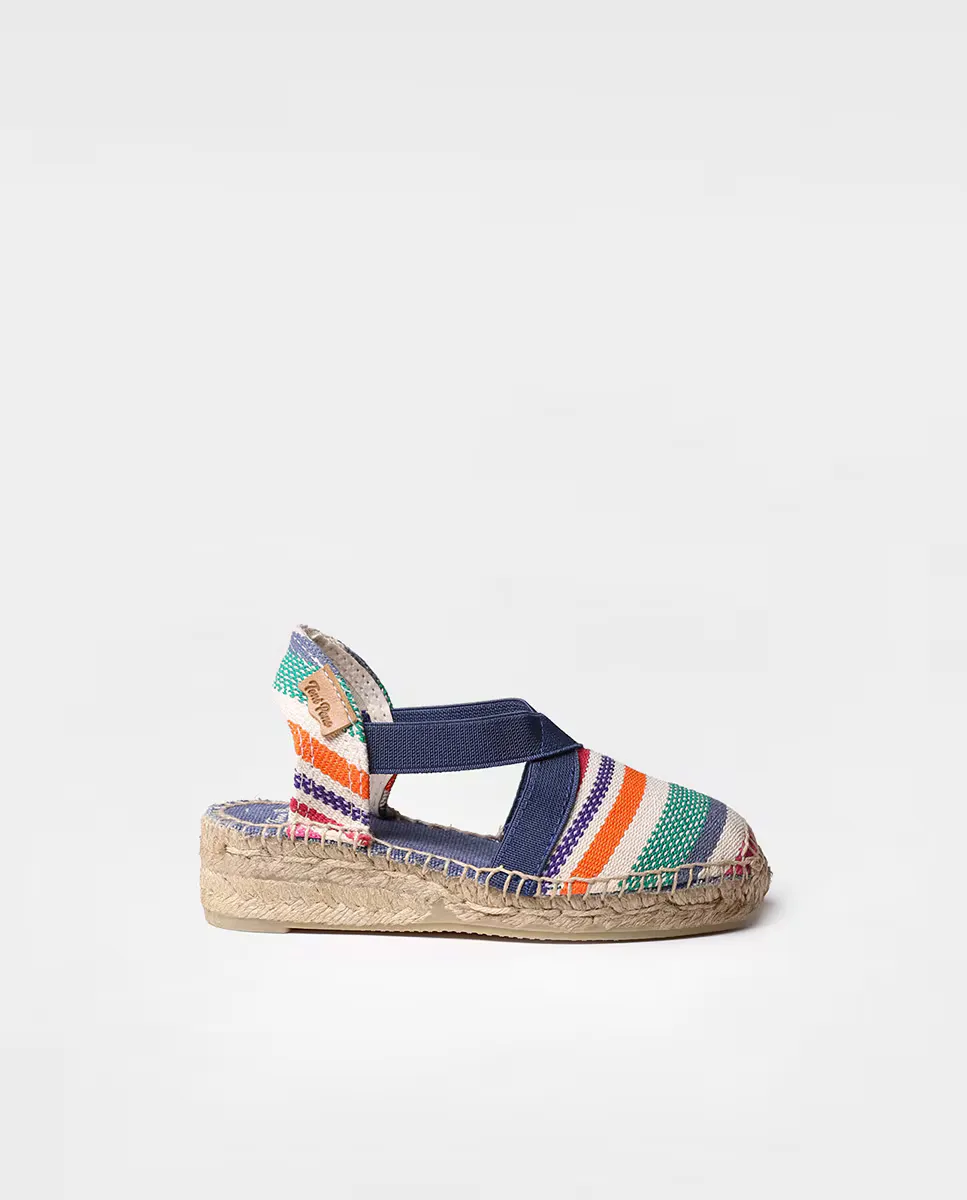 Эспадрильи для девочек из полосатой ткани с эластичным ремешком Toni Pons, мультиколор
Эспадрильи для девочек из полосатой ткани с эластичным ремешком Toni Pons, мультиколор