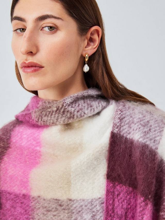 Пушистый клетчатый шарф John Lewis, Pink/Multi
Пушистый клетчатый шарф John Lewis, Pink/Multi