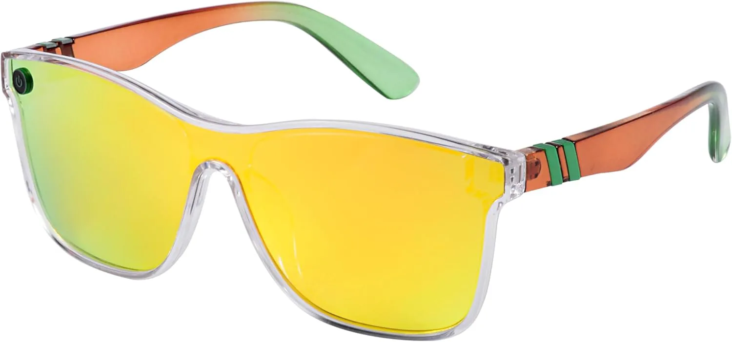 Спортивные солнцезащитные очки Mass Vision 'The Prime Time' для мужчин и женщин – легкие цельные линзы, защита от УФ-излучения, стильный дизайн, Aurora Azure
Спортивные солнцезащитные очки Mass Vision 'The Prime Time' для мужчин и женщин – легкие цельные линзы, защита от УФ-излучения, стильный дизайн, Aurora Azure