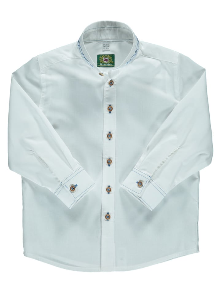 Детская традиционная рубашка Vaboyo белого и средне-синего цветов OS-Trachten
Детская традиционная рубашка Vaboyo белого и средне-синего цветов OS-Trachten