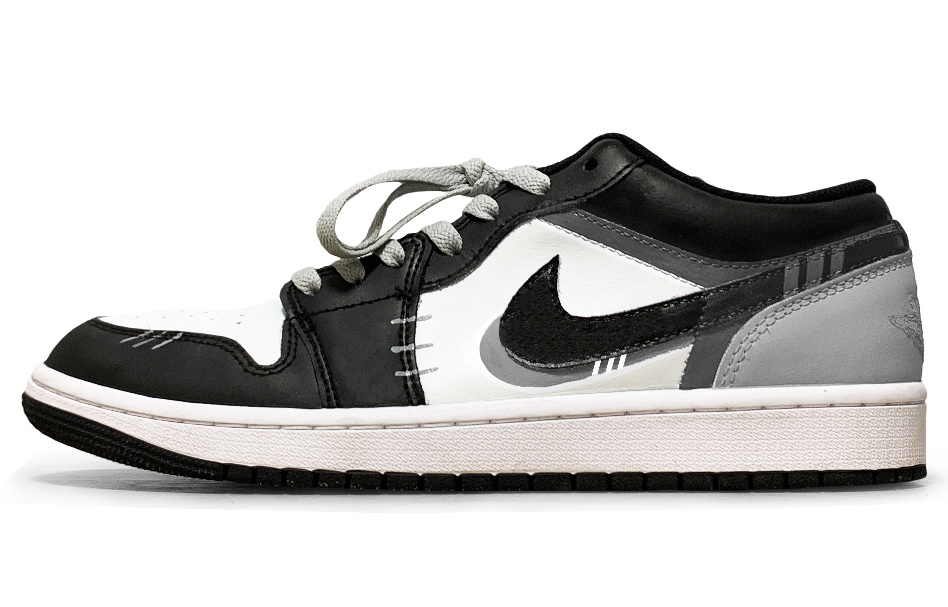 Jordan Баскетбольные кроссовки Air 1 с низким верхом, износостойкие, антискользящие, винтажные, мужские, черно-серые
Jordan Баскетбольные кроссовки Air 1 с низким верхом, износостойкие, антискользящие, винтажные, мужские, черно-серые