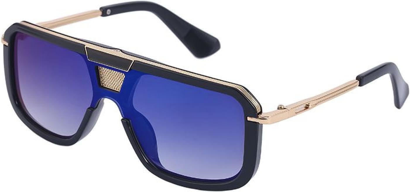 Солнцезащитные очки в стиле стимпанк для женщин и мужчин, роскошные модные солнцезащитные очки в стиле панк для мужчин, очки для вождения с плоской верхней частью, защита от УФ-излучения UV400 generic, C7outblue
Солнцезащитные очки в стиле стимпанк для женщин и мужчин, роскошные модные солнцезащитные очки в стиле панк для мужчин, очки для вождения с плоской верхней частью, защита от УФ-излучения UV400 generic, C7outblue