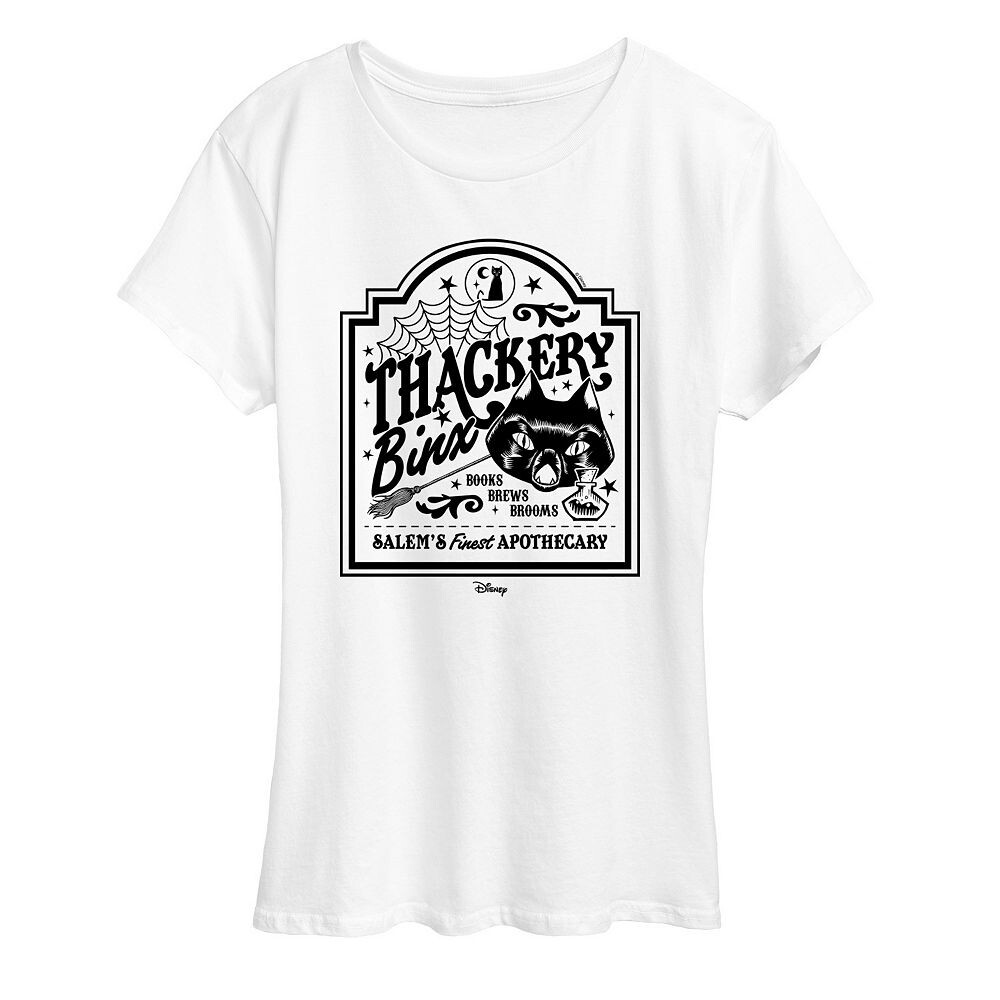 Женская футболка с изображением бизнес-знака Disney's Hocus Pocus Binx, белый
Женская футболка с изображением бизнес-знака Disney's Hocus Pocus Binx, белый