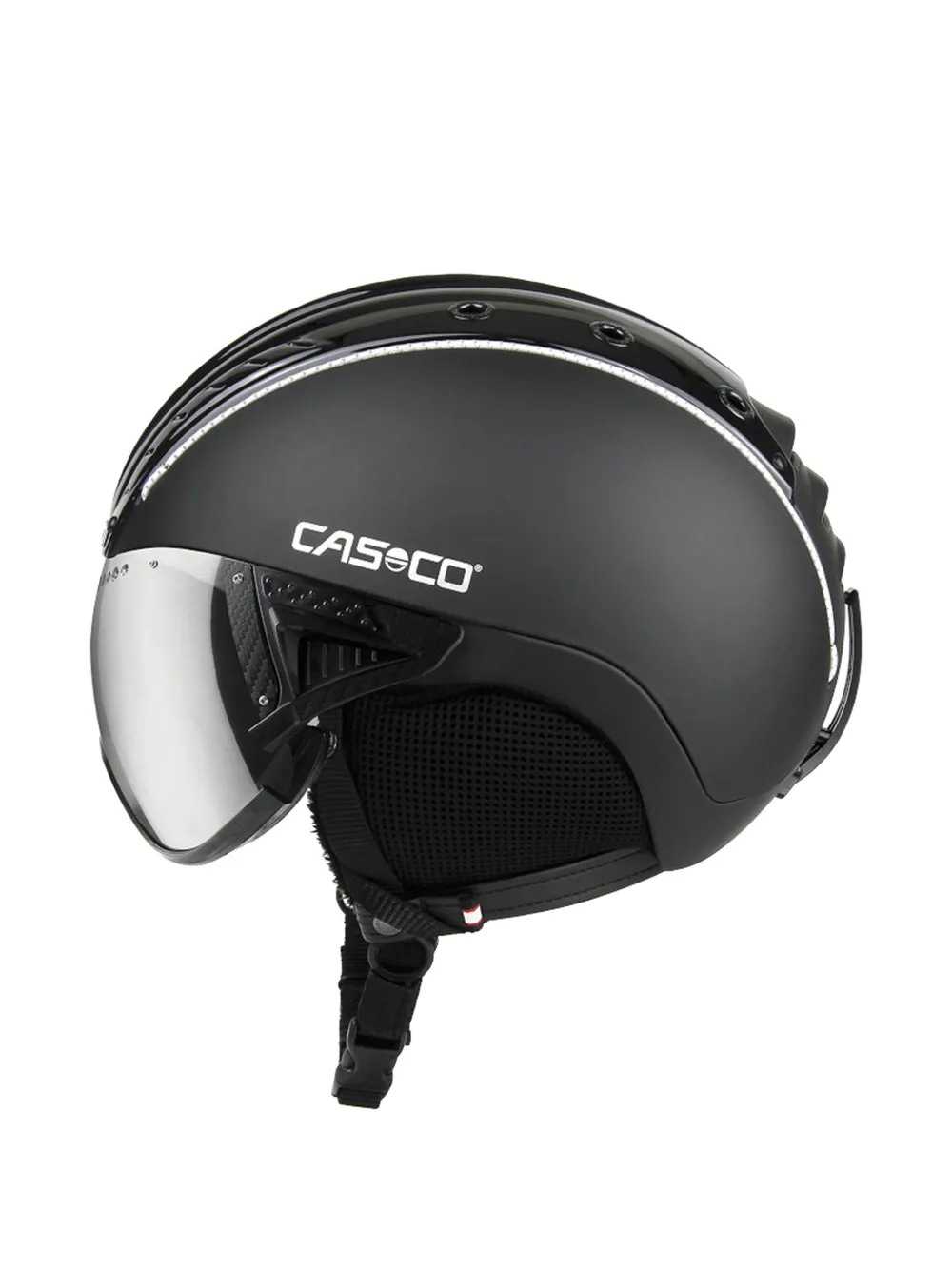 Шлем из углеродного волокна со встроенным визором Casco, черный
Шлем из углеродного волокна со встроенным визором Casco, черный