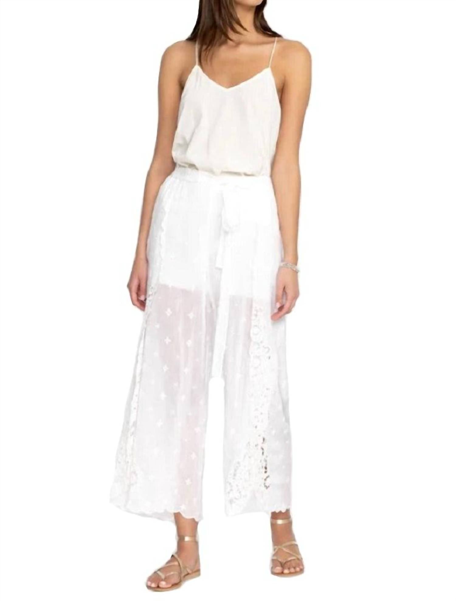 Брюки-халат Eleuthera белого цвета Johnny Was, белый
Брюки-халат Eleuthera белого цвета Johnny Was, белый