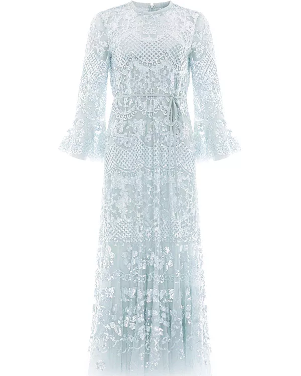 Платье «Подснежник» с рукавами 3/4, круглым вырезом и длиной до щиколотки. Needle & Thread, синий
Платье «Подснежник» с рукавами 3/4, круглым вырезом и длиной до щиколотки. Needle & Thread, синий