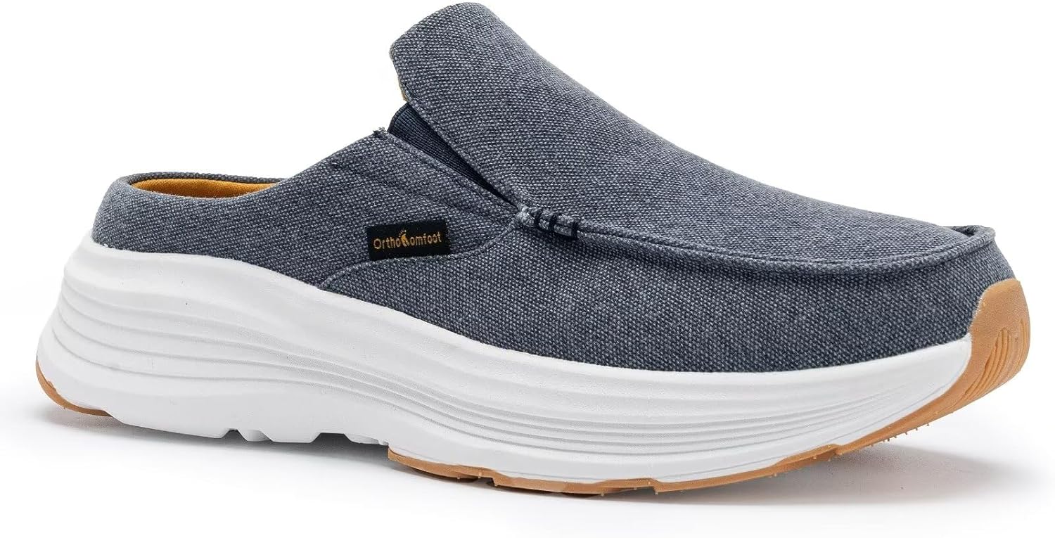 Мужские ортопедические слипоны OrthoComfoot: удобные повседневные туфли с поддержкой свода стопы для лечения плантарного фасциита, мягкие ортопедические обувь из ткани для облегчения боли в стопах и пятках, W1-denim
Мужские ортопедические слипоны OrthoComfoot: удобные повседневные туфли с поддержкой свода стопы для лечения плантарного фасциита, мягкие ортопедические обувь из ткани для облегчения боли в стопах и пятках, W1-denim