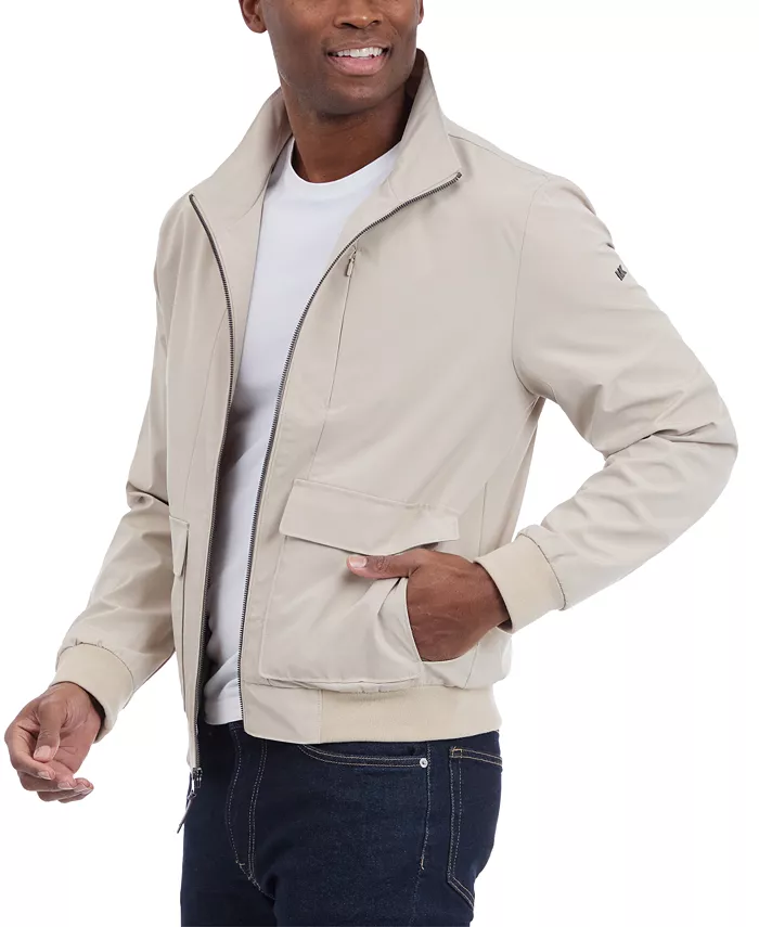 Мужская однотонная куртка с воротником-стойкой в стиле хипстер Michael Kors, коричневый/бежевый
Мужская однотонная куртка с воротником-стойкой в стиле хипстер Michael Kors, коричневый/бежевый