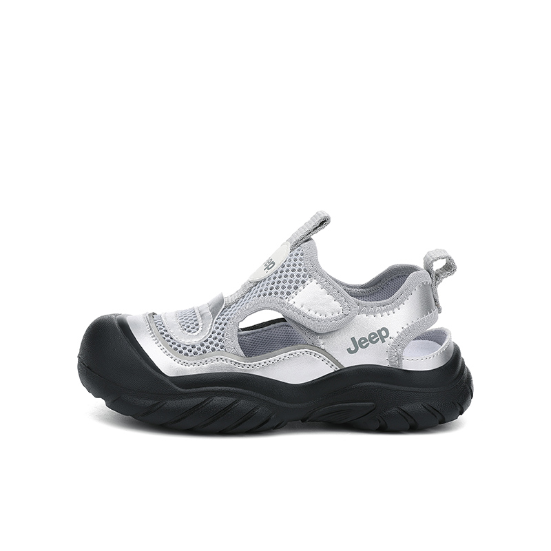 Сандалии детские, противоскользящие, износостойкие, дышащие, с низким верхом Jeep, серебряный/черный
Сандалии детские, противоскользящие, износостойкие, дышащие, с низким верхом Jeep, серебряный/черный