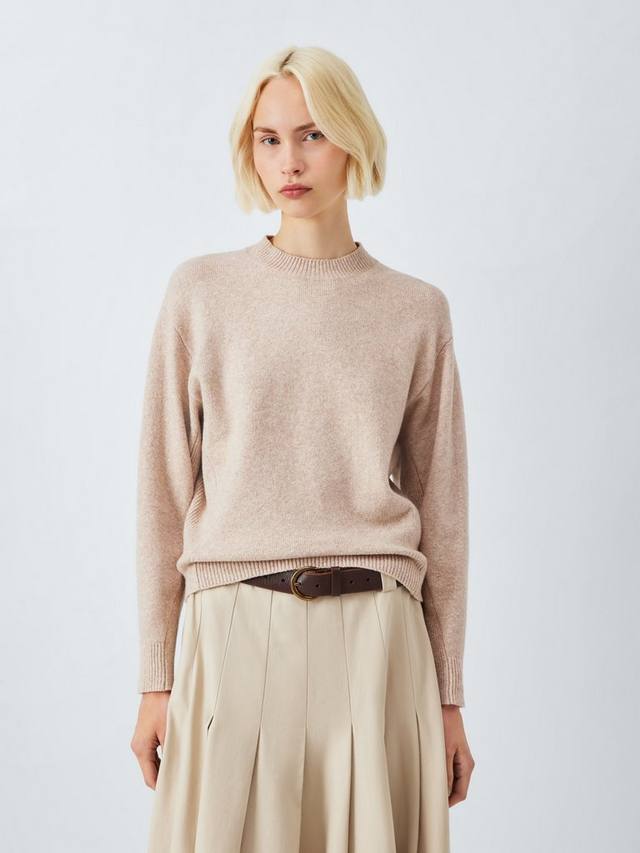 Мягкий джемпер с круглым вырезом из смеси хлопка и шерсти John Lewis, Toast
Мягкий джемпер с круглым вырезом из смеси хлопка и шерсти John Lewis, Toast