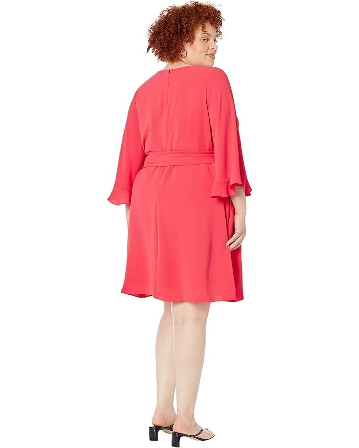 Платье Maggy London Plus Size Mini Dress with Long Bell Sleeves and Tie Waist, цвет Cayenne Coral
Платье Maggy London Plus Size Mini Dress with Long Bell Sleeves and Tie Waist, цвет Cayenne Coral