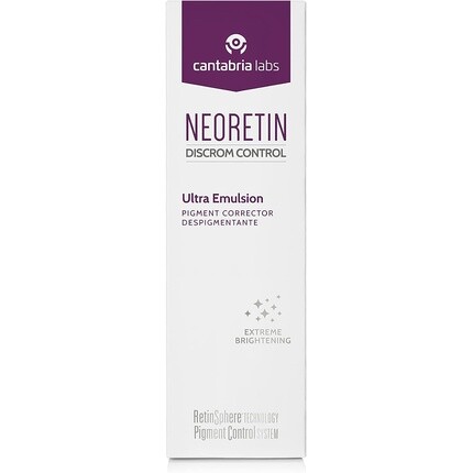 Discrom Control Ultra Emulsion Пигментный осветлитель 30 мл, Neoretin
Discrom Control Ultra Emulsion Пигментный осветлитель 30 мл, Neoretin