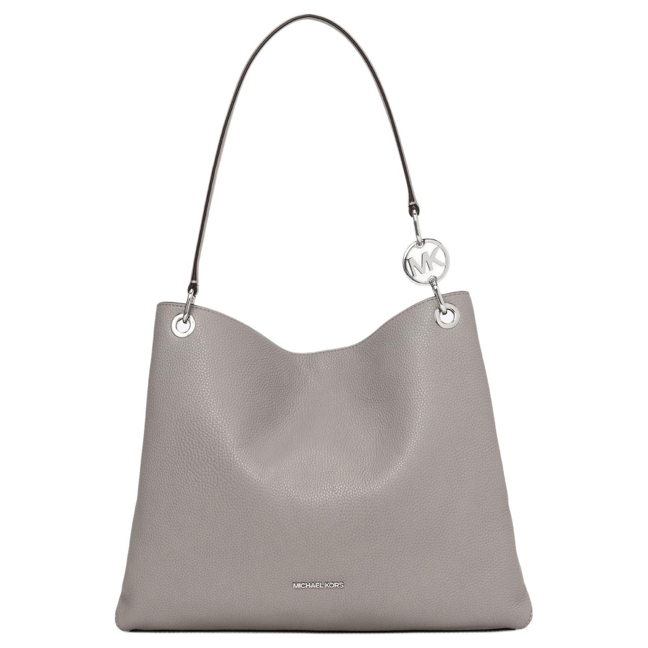 Michael Kors Женская большая сумка на одно плечо из зернистой кожи жемчужно-серого цвета
Michael Kors Женская большая сумка на одно плечо из зернистой кожи жемчужно-серого цвета