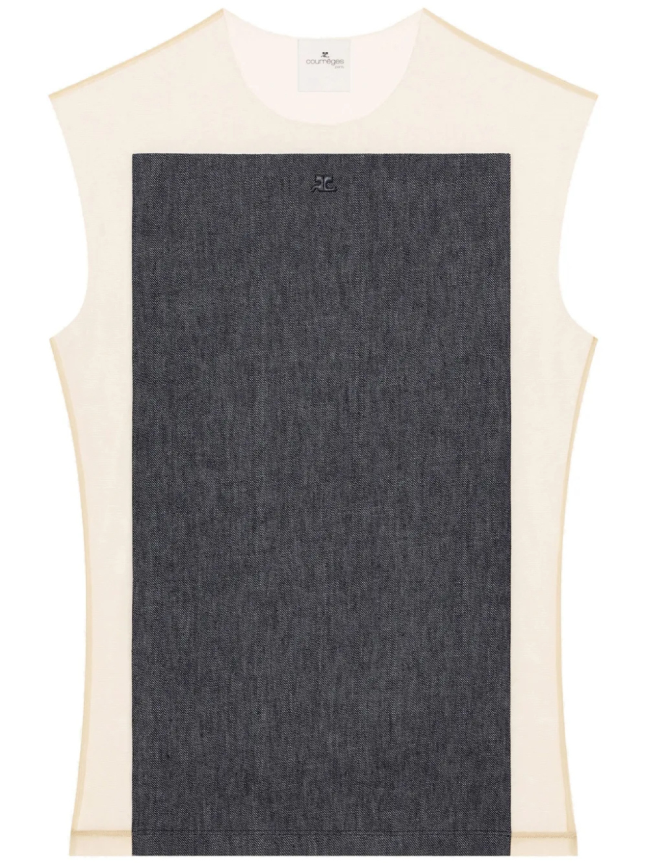 Courrèges топ Illusion, нейтральный
Courrèges топ Illusion, нейтральный