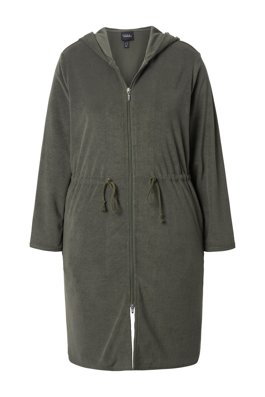 Короткий халат Ulla Popken, графитовый
Короткий халат Ulla Popken, графитовый