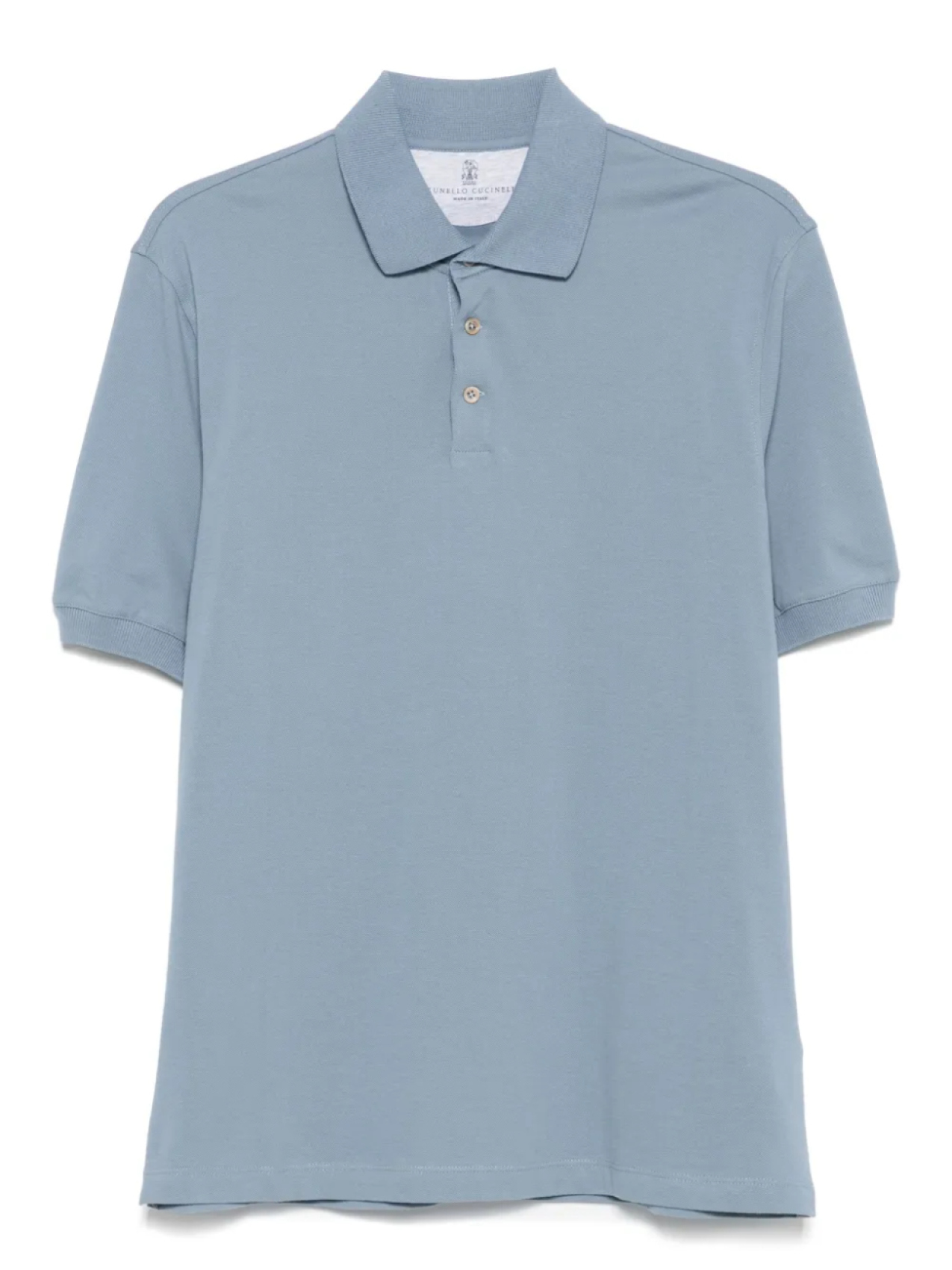 Рубашка-поло из хлопка Brunello Cucinelli, синий
Рубашка-поло из хлопка Brunello Cucinelli, синий