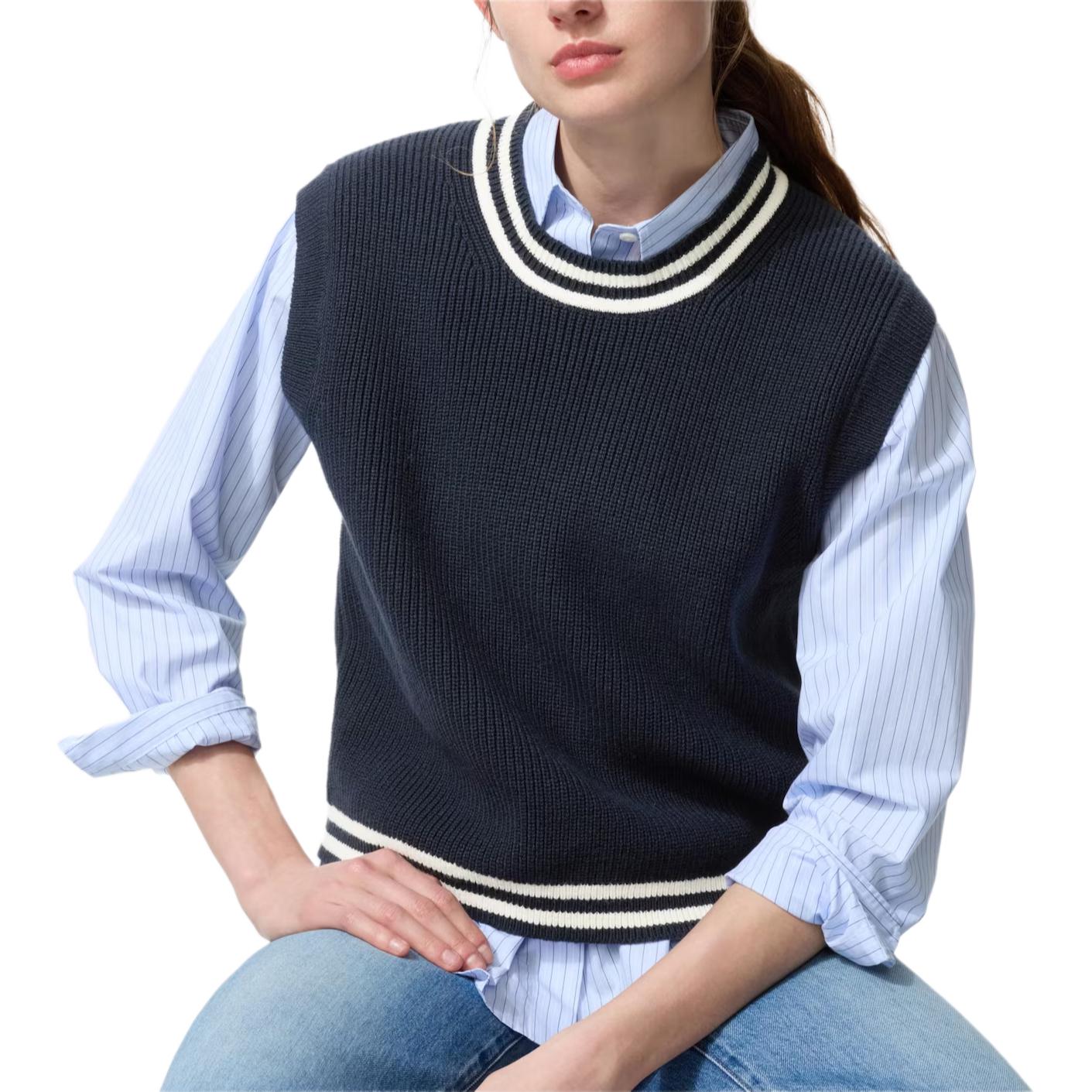 UNIQLO Женский майка морского синего цвета Marine Blue
UNIQLO Женский майка морского синего цвета Marine Blue