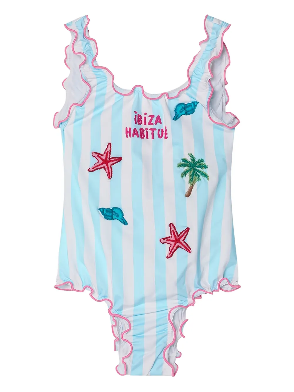 Купальник в полоску MC2 Saint Barth Kids, синий
Купальник в полоску MC2 Saint Barth Kids, синий