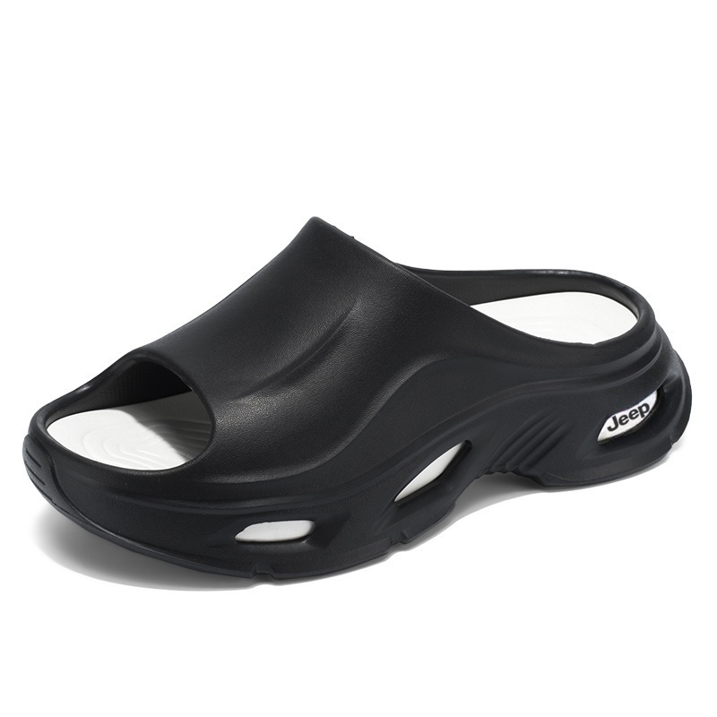 Jeep Тапочки-слайды мужские черные 
Jeep Тапочки-слайды мужские черные