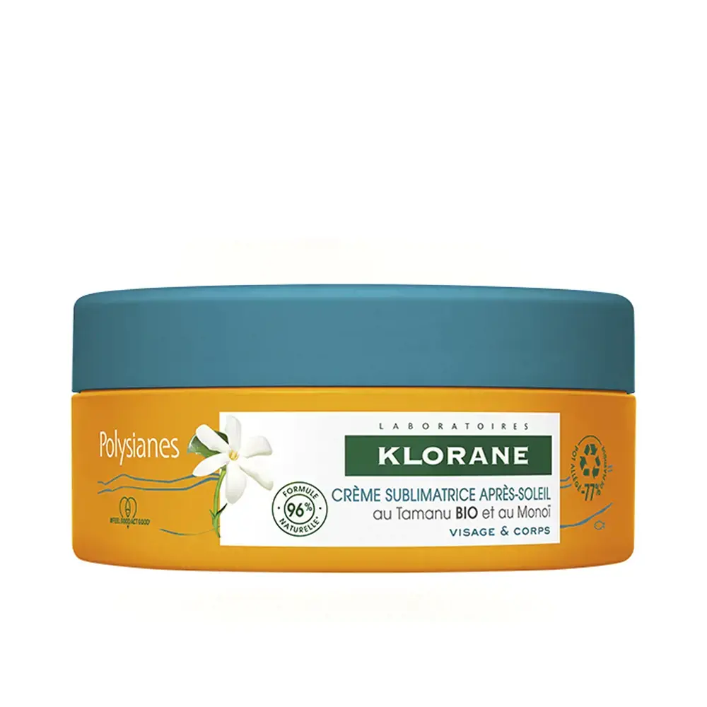 Крем для тела Polysianes Monoï Y Tamanu Bio Crema Sublime After Sun Klorane, 200 мл
Крем для тела Polysianes Monoï Y Tamanu Bio Crema Sublime After Sun Klorane, 200 мл