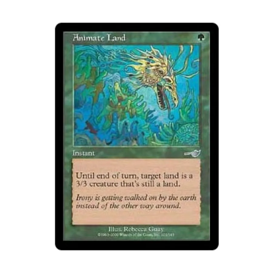 CCG Оживленная земля (U), MTG - Nemesis
CCG Оживленная земля (U), MTG - Nemesis