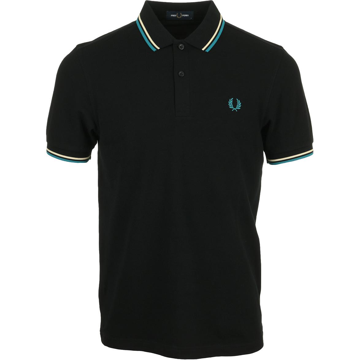 FRED PERRY Мужская черная поло, Черный, FRED PERRY Мужская черная поло
FRED PERRY Мужская черная поло, Черный, FRED PERRY Мужская черная поло