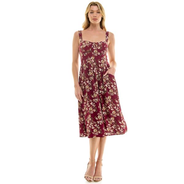 Платье миди на бретельках для юниоров Lily Rose, красный
Платье миди на бретельках для юниоров Lily Rose, красный