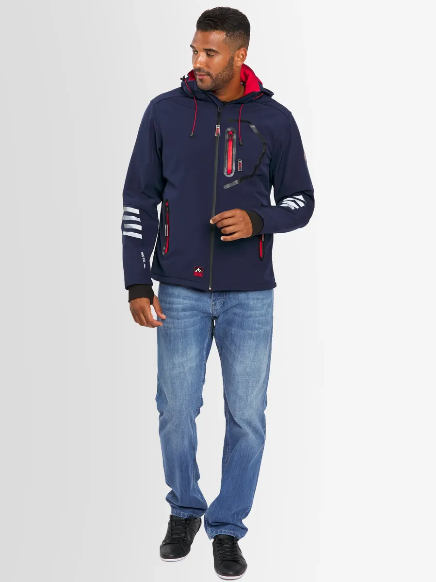 Куртка из софтшелла Arctic Seven "ASColori", уличная куртка со съемным капюшоном, синий 
Куртка из софтшелла Arctic Seven "ASColori", уличная куртка со съемным капюшоном, синий