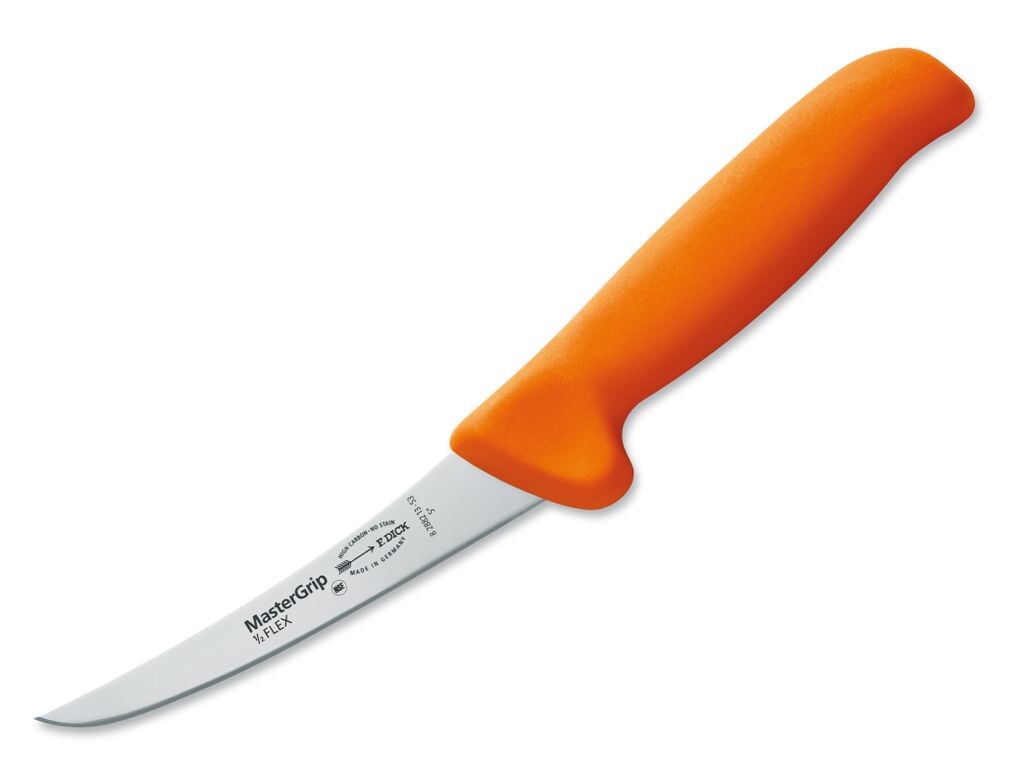 Нож для обвалки F. DICK Нож для разделки мяса Semi-Flex Нож MasterGrip 13 см 82882131-53
Нож для обвалки F. DICK Нож для разделки мяса Semi-Flex Нож MasterGrip 13 см 82882131-53