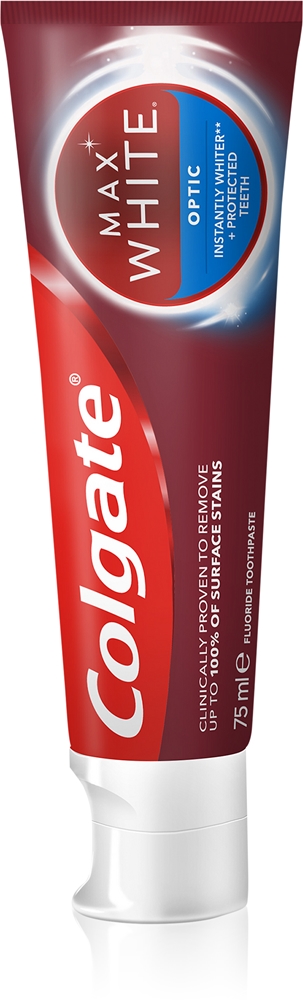 Оптическая отбеливающая зубная паста Max White, быстродействующая Colgate, 75 мл
Оптическая отбеливающая зубная паста Max White, быстродействующая Colgate, 75 мл