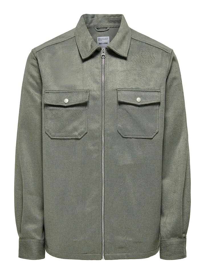 Куртка ONLY & SONS, цвет grün/grau 
Куртка ONLY & SONS, цвет grün/grau