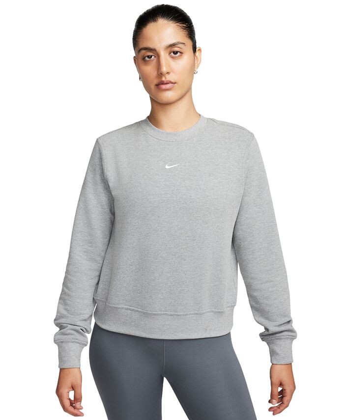 Женская толстовка из френч терри Dri-FIT One с круглым вырезом Nike, серый
Женская толстовка из френч терри Dri-FIT One с круглым вырезом Nike, серый