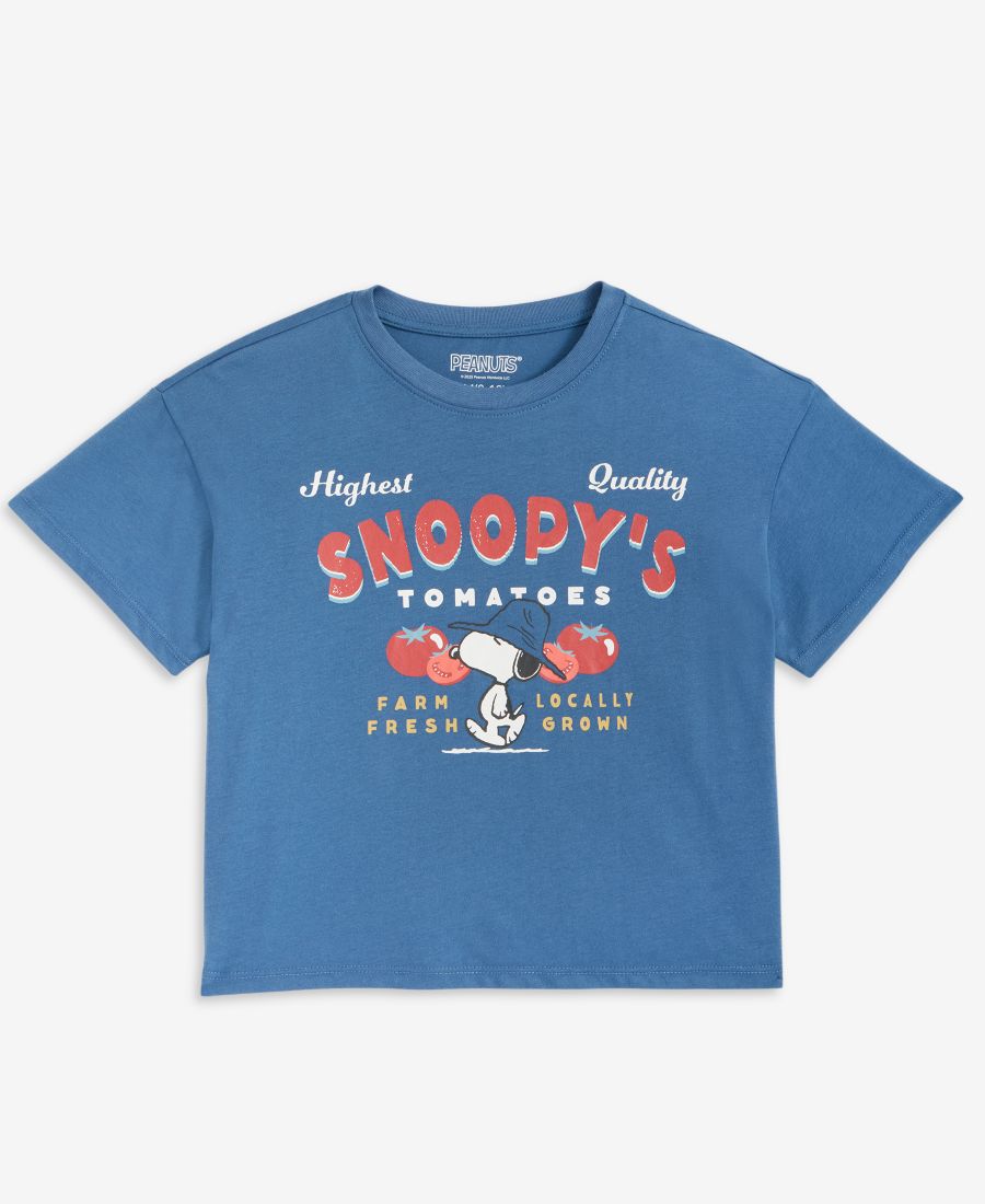 Футболка с коротким рукавом Peanuts Snoopy's Tomatoes для девочек 4-8 лет Grayson Threads Kids, The Label, Blue
Футболка с коротким рукавом Peanuts Snoopy's Tomatoes для девочек 4-8 лет Grayson Threads Kids, The Label, Blue