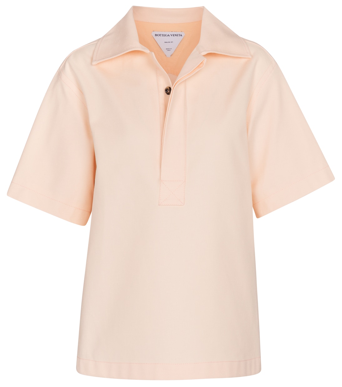 Хлопковый топ-поло Bottega Veneta, Macaroon
Хлопковый топ-поло Bottega Veneta, Macaroon