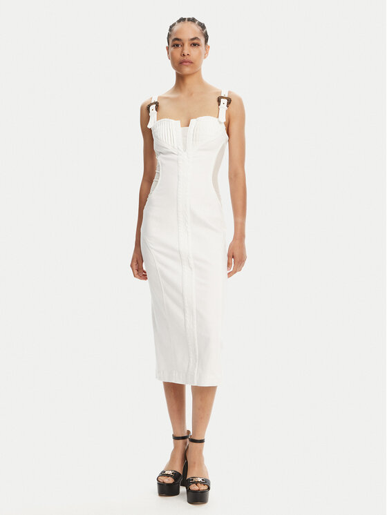 Коктейльное платье slim fit 78HAO951 Versace Jeans Couture, белый
Коктейльное платье slim fit 78HAO951 Versace Jeans Couture, белый