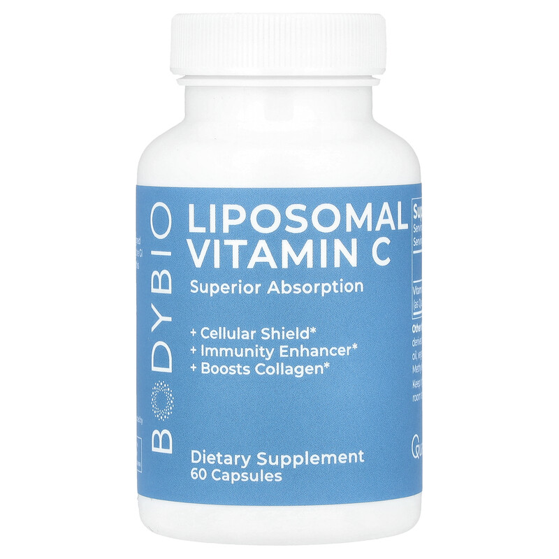 BodyBio, Липосомальный витамин C, 60 капсул
BodyBio, Липосомальный витамин C, 60 капсул