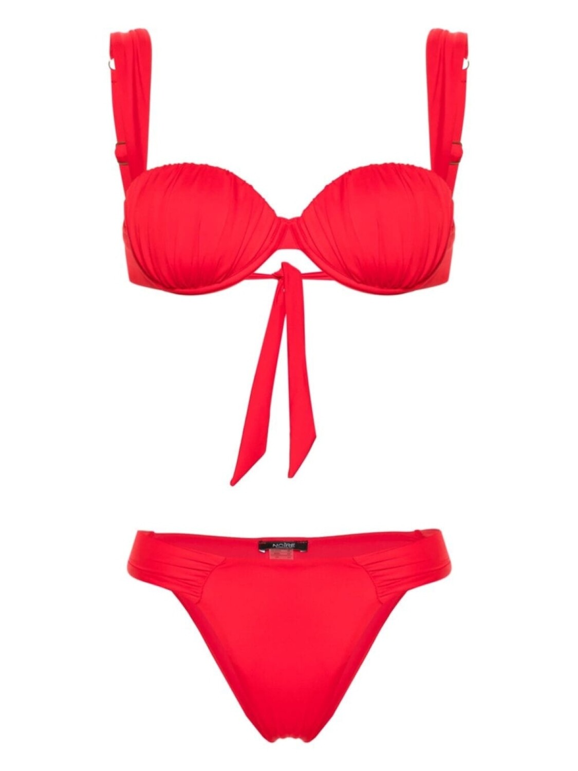 Noire Swimwear бикини-балконет со сборками, красный
Noire Swimwear бикини-балконет со сборками, красный