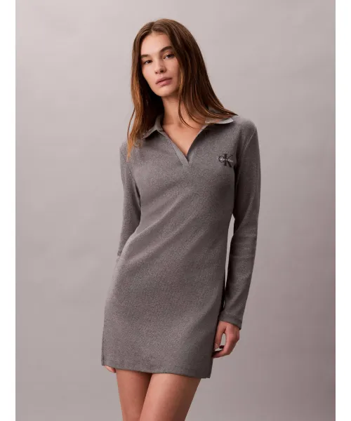 Платье Calvin Klein Jeans, серый 
Платье Calvin Klein Jeans, серый