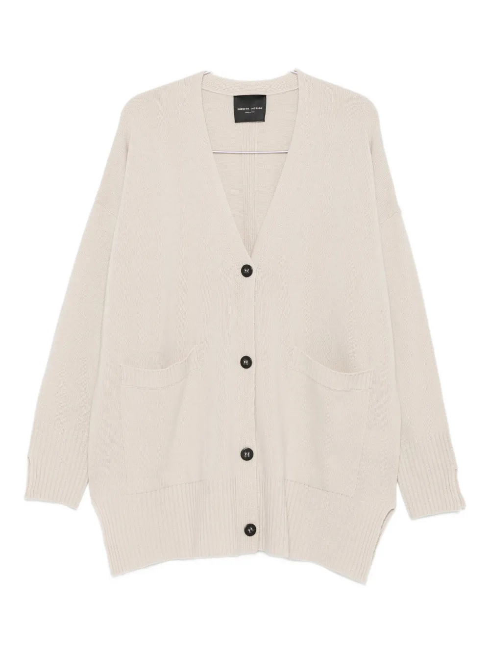 Кардиган с накладными карманами Roberto Collina, нейтральный
Кардиган с накладными карманами Roberto Collina, нейтральный