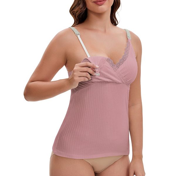 Женский топ для кормления с перекрестными бретелями и кружевной отделкой Inspire Chic, Pink
Женский топ для кормления с перекрестными бретелями и кружевной отделкой Inspire Chic, Pink