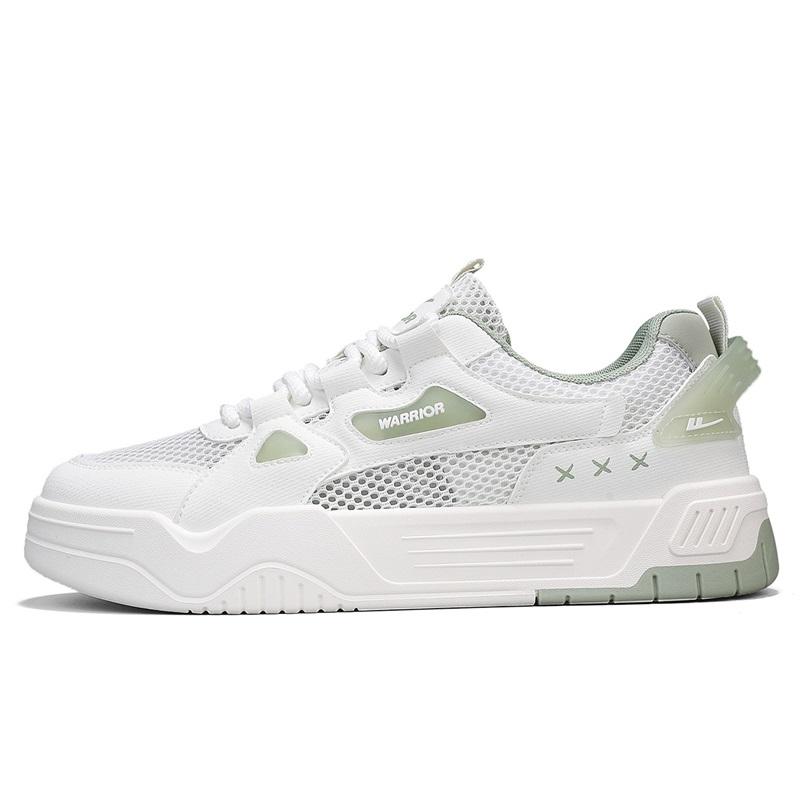 WARRIOR Скользоустойчивые быстросохнущие мужские скейтерские кеды низкие бежево-зеленые, цвет Beige/Green
WARRIOR Скользоустойчивые быстросохнущие мужские скейтерские кеды низкие бежево-зеленые, цвет Beige/Green