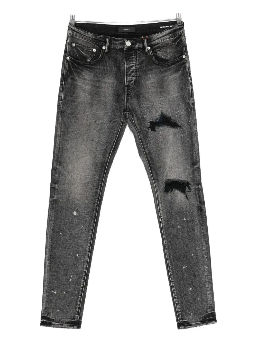 Джинсы с клетчатыми вставками Purple Brand, черный
Джинсы с клетчатыми вставками Purple Brand, черный