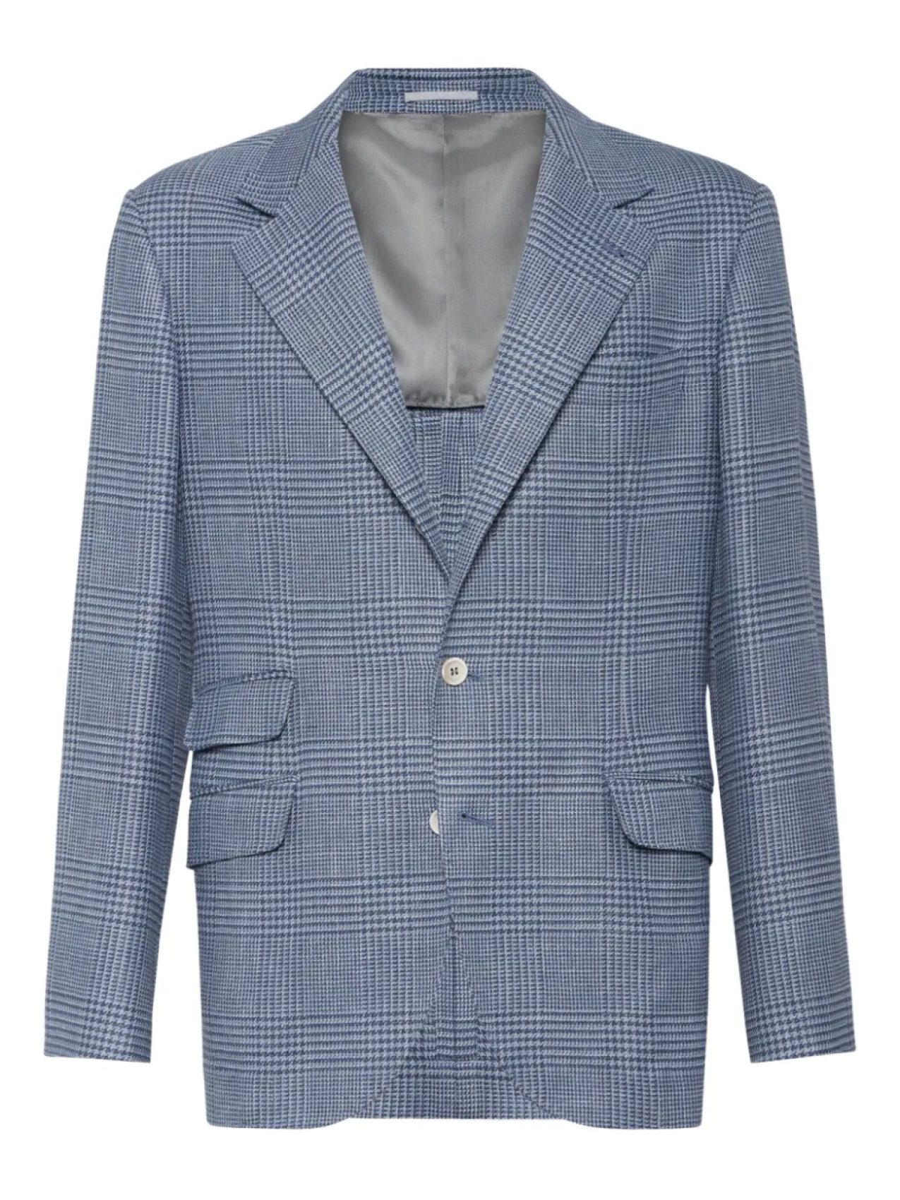 Brunello Cucinelli пиджак в клетку, синий
Brunello Cucinelli пиджак в клетку, синий
