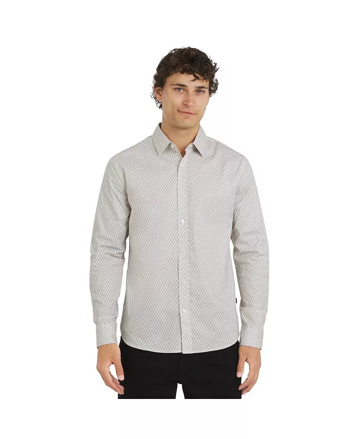 Мужская рубашка Chancey из стрейч-хлопкового поплина Dkny, серебро
Мужская рубашка Chancey из стрейч-хлопкового поплина Dkny, серебро