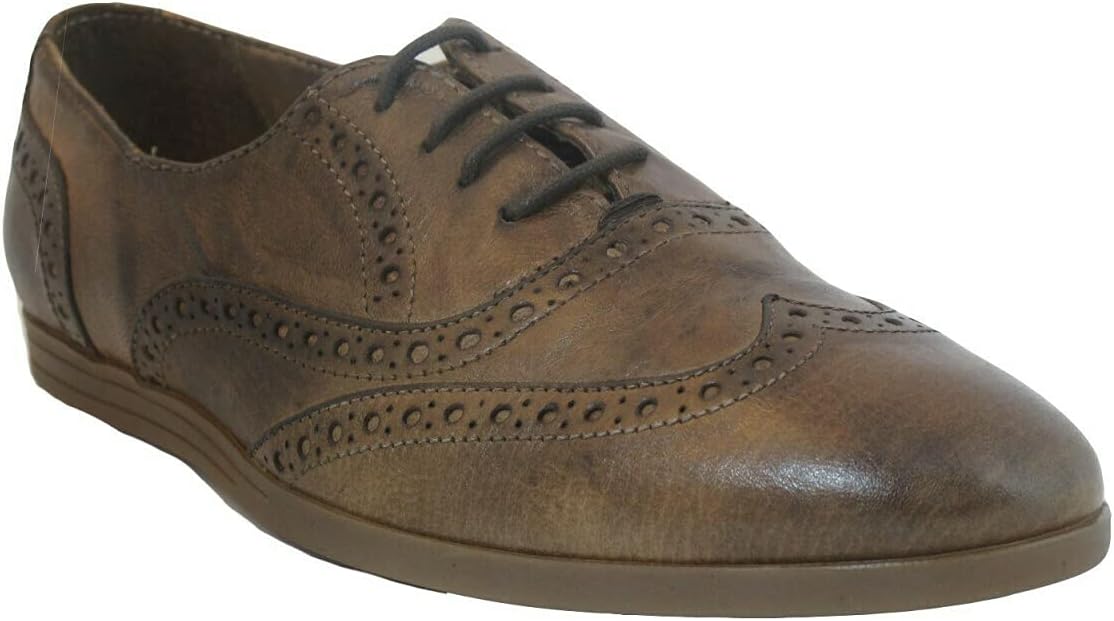 Мужские повседневные кожаные туфли на шнуровке от итальянского дизайнера 4131 Boemos, коричневый
Мужские повседневные кожаные туфли на шнуровке от итальянского дизайнера 4131 Boemos, коричневый