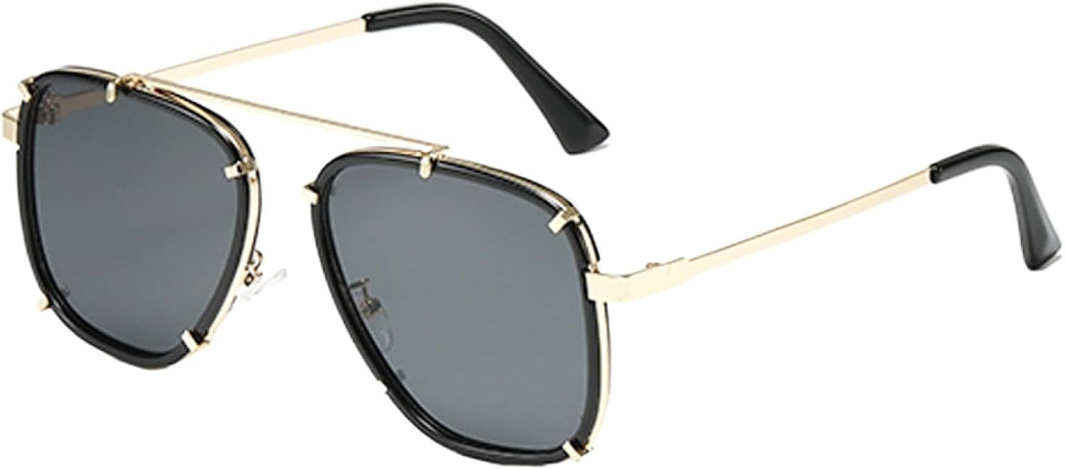 Овальные металлические солнцезащитные очки для женщин и мужчин, женские солнцезащитные очки в стиле панк, солнцезащитные очки с защитой от УФ-излучения UV400 DSVIGF, Black
Овальные металлические солнцезащитные очки для женщин и мужчин, женские солнцезащитные очки в стиле панк, солнцезащитные очки с защитой от УФ-излучения UV400 DSVIGF, Black