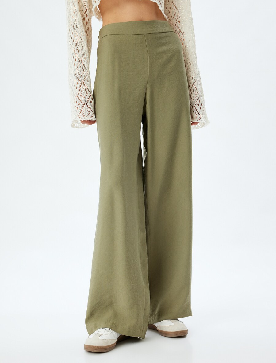 Широкие брюки Koton, цвет Kiwi
Широкие брюки Koton, цвет Kiwi