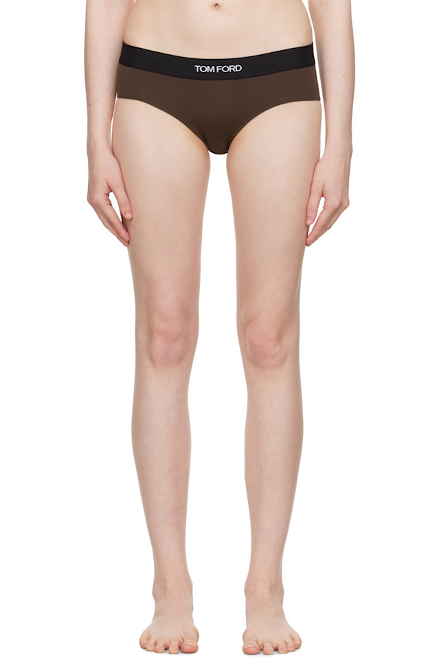 Модальные классические трусы Signature Tom Ford, коричневый
Модальные классические трусы Signature Tom Ford, коричневый