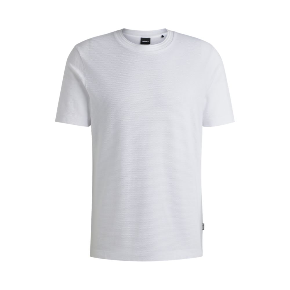 Футболка с пузырчато-жаккардовой структурой BOSS, белый
Футболка с пузырчато-жаккардовой структурой BOSS, белый