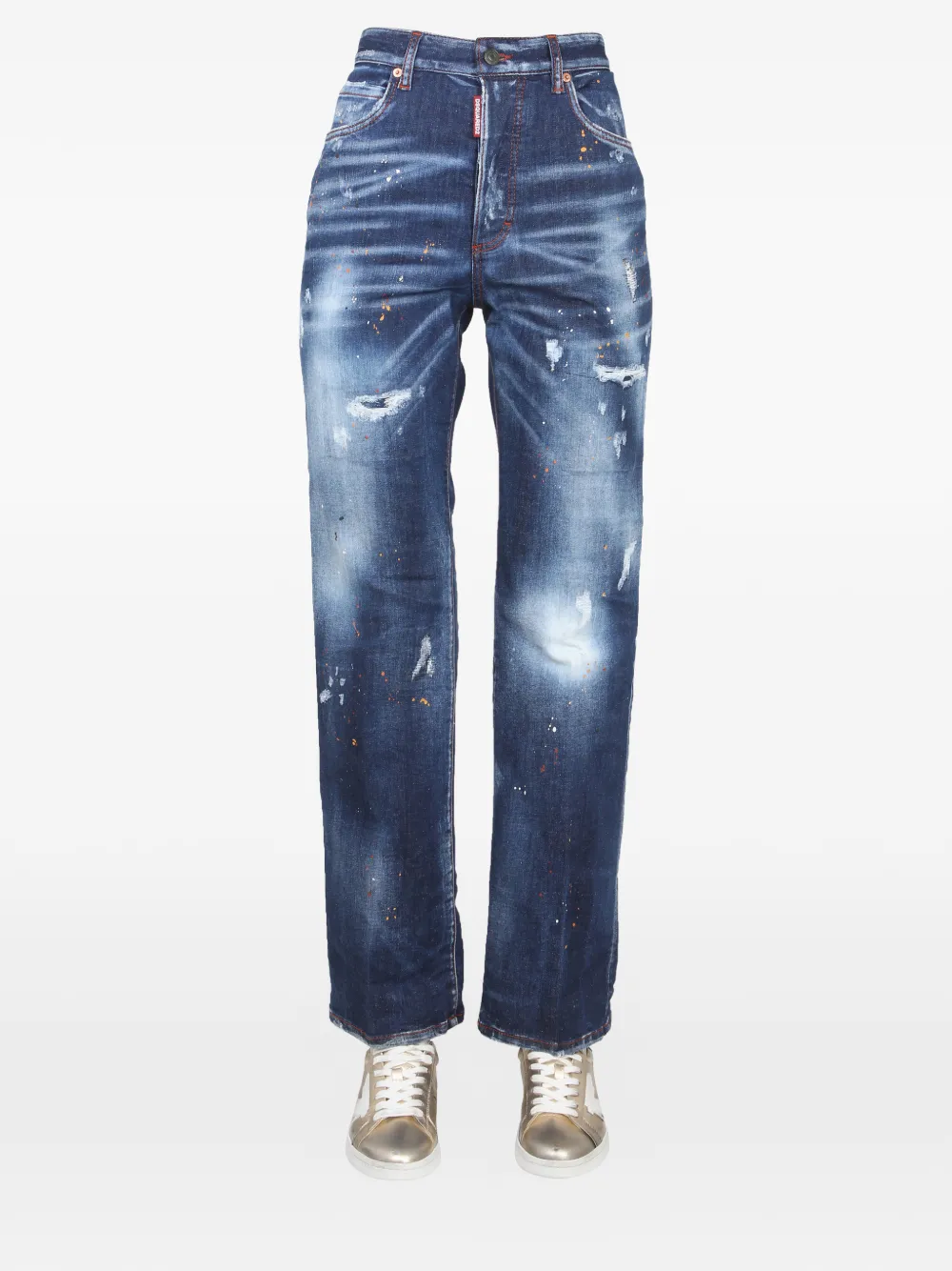 Джинсы с эффектом потертости DSQUARED2, синий
Джинсы с эффектом потертости DSQUARED2, синий